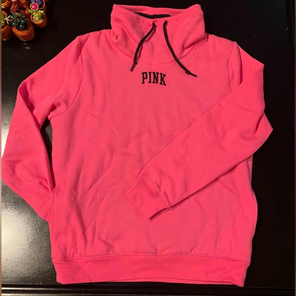Victoria Secret PINK Sherpa Lined Cowl Pullover
